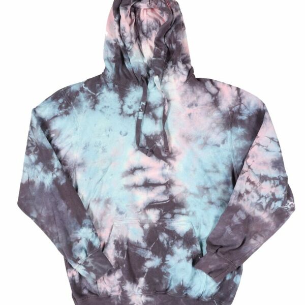 Premium Fleece Tie-Dyed Hooded Sweatshirt Thumbnail